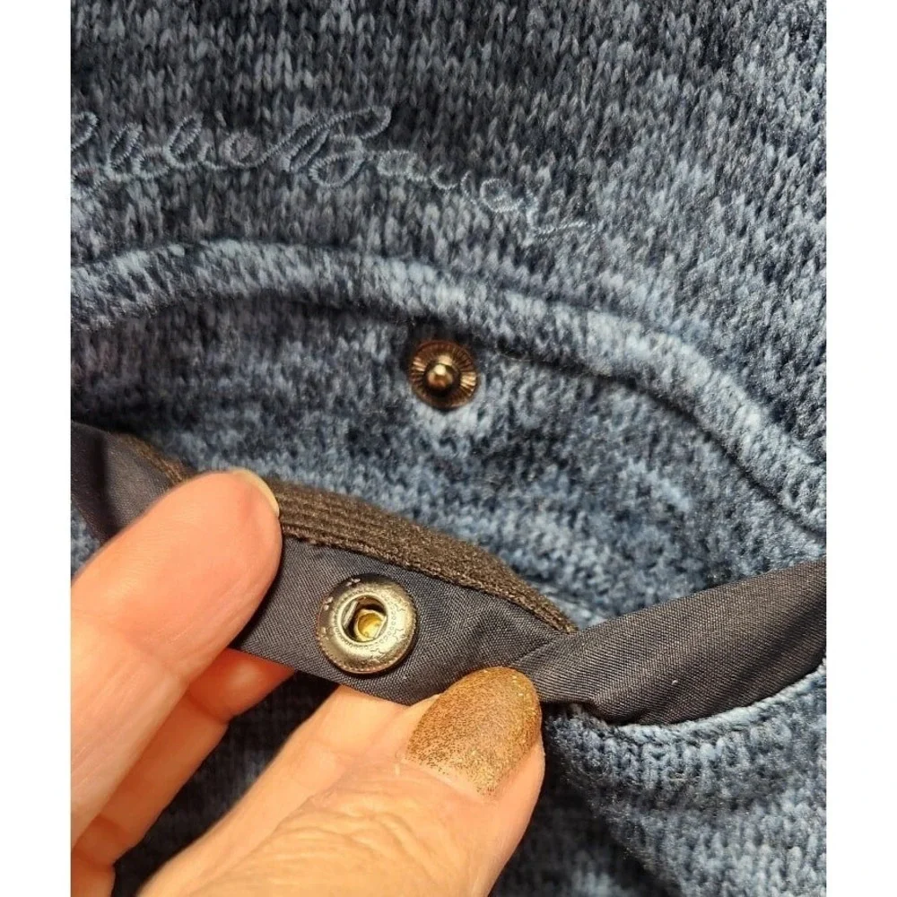 Eddie Bauer Sweater Size Large Fleece Quarter Zip Pullover Athleisure